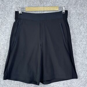 Athleta Womens Shorts Bermuda 6 Black Pull On Travel Active Golf Walking Hiking